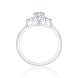 Anillo, Diamantes, 0.60ctw, Oro Blanco 14K