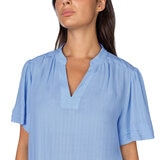 Well Worn Blusa para Dama Azul Extra Grande