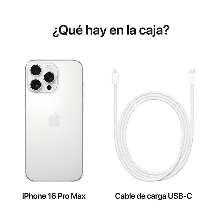 Apple iPhone 16 Pro Max 512GB Titanio Blanco