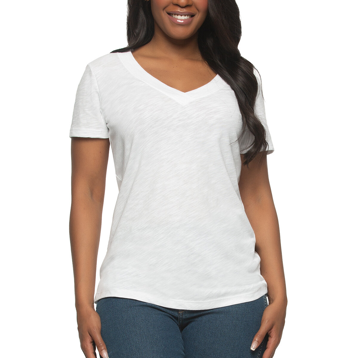 Jezebel Blusa para Dama Blanco Extra Grande