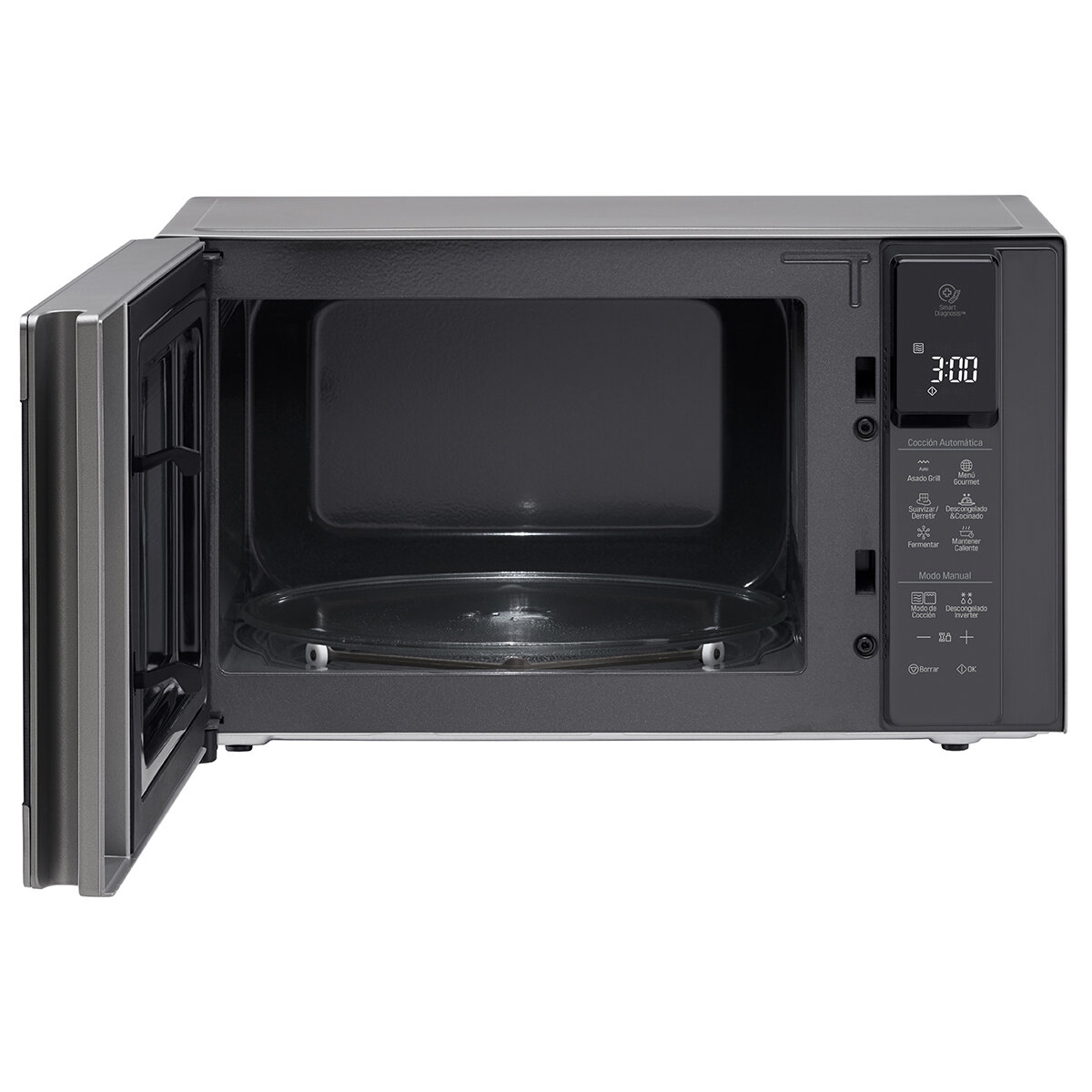 LG Microondas Inverter con Grill 1.5', Acabado Espejo