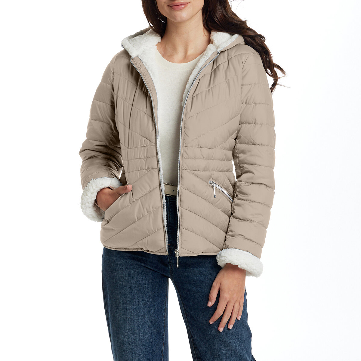 Weatherproof Chamarra para Dama Café Chica