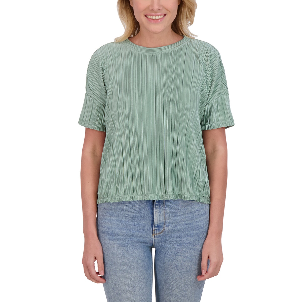 Marc New York Blusa para Dama Verde Extra Chica