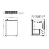 Hoshizaki Frigobar 3.8'