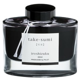 Pilot tinta iroshizuku para pluma fuente take-sumi negro
