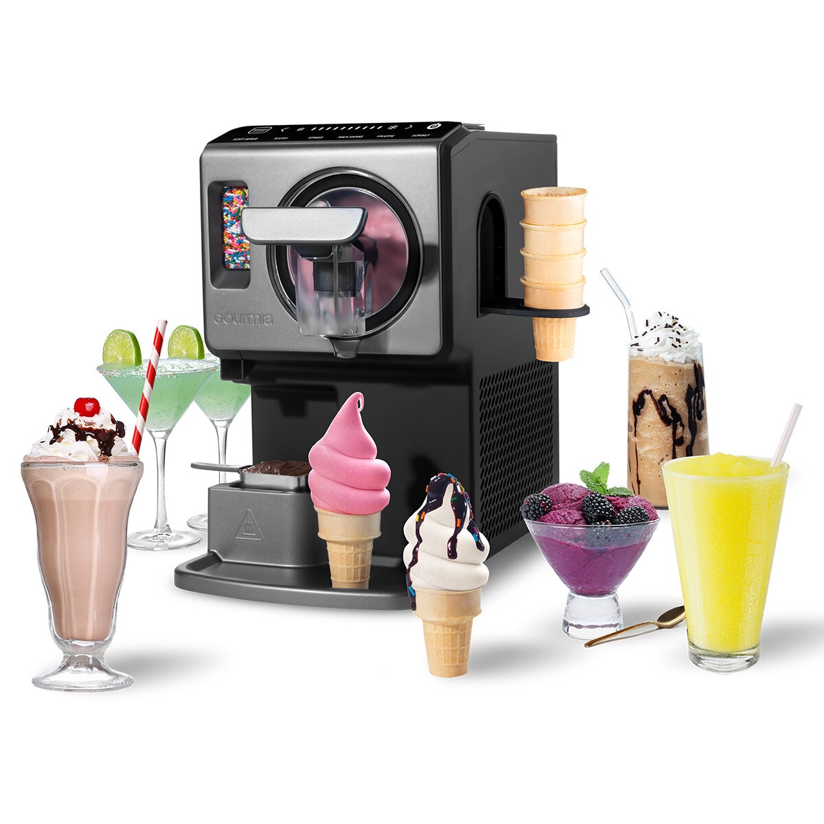 Gourmia, Máquina para hacer Helados, de 1.9 Litros