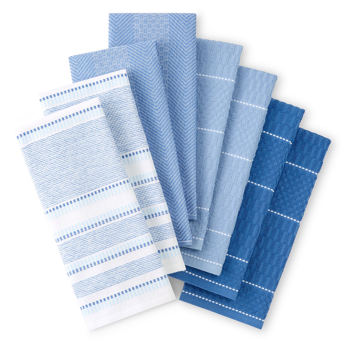 Culinary Classics, Toallas de Cocina 8 piezas, Azul