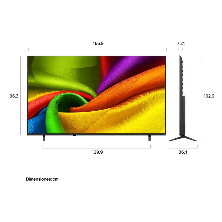 LG Pantalla 75" Nano UHD 4K Smart TV LG Pantalla 75" Nano UHD 4K Smart TV
