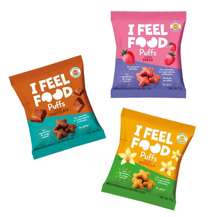 I Feel Food Puffs Botanas de Arroz y Mijo 15/25 g