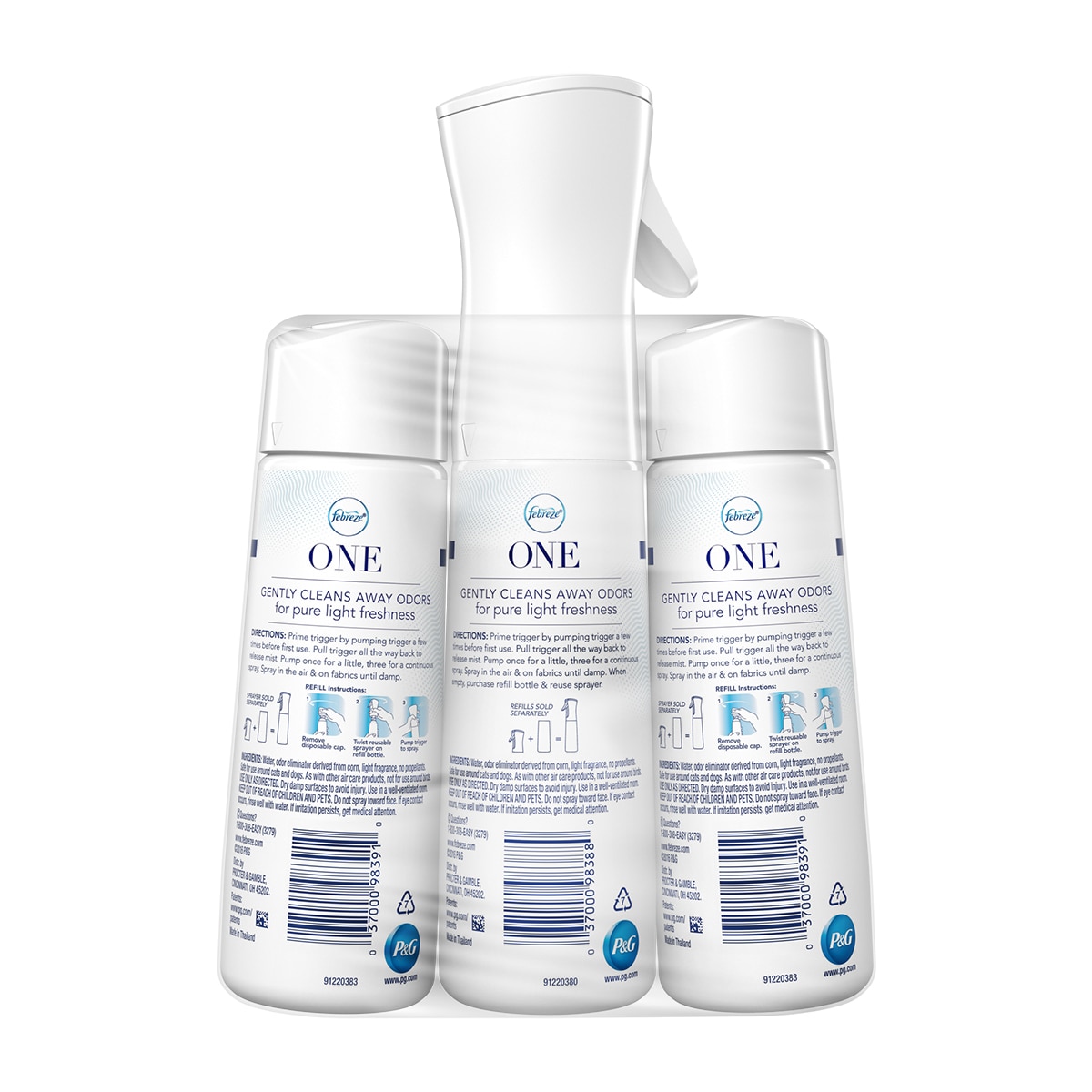 Febreze One, Aromatizante Ambiental, 3 pzs. de 300 ml Costco México