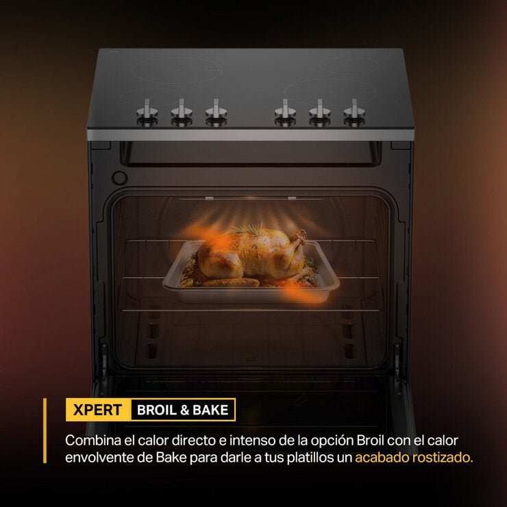 Whirlpool Estufa Eléctrica de Piso de 76cm con 6 Quemadores Whirlpool Estufa Eléctrica de Piso de 76cm con 6 Quemadores