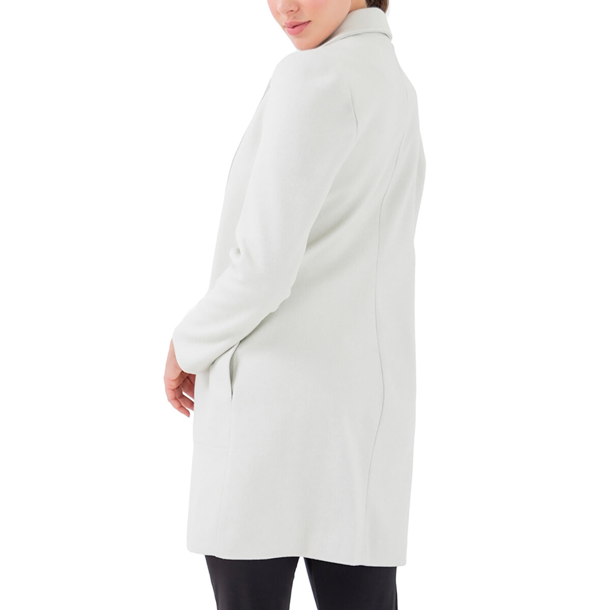 Shyla, Abrigo Largo de Cruce Besado para Dama, Color Menta Jaspe, Varias Tallas Shyla, Abrigo Largo de Cruce Besado para Dama, Color Menta Jaspe, Varias Tallas