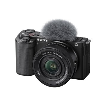 Sony Cámara Digital ZV-E10 Con Lente Intercambiable Para Vloggers