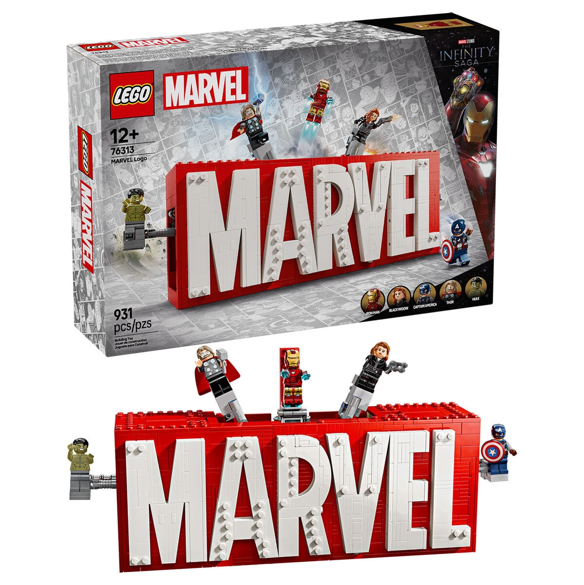 LEGO Super Heroes Logotipo Marvel