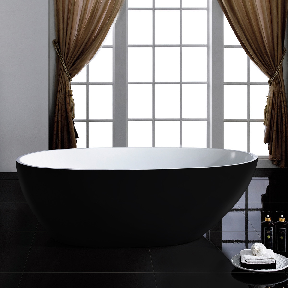 A&E, Tina de Baño Melanie Black A&E, Tina de Baño Melanie Black