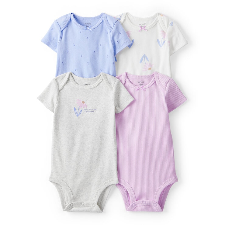 Carter's Pañalero 4 Piezas para Bebés Varias Tallas y Colores