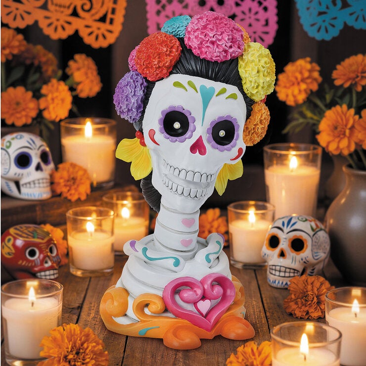 Catrín o Catrina de Día de Muertos con Luces LED