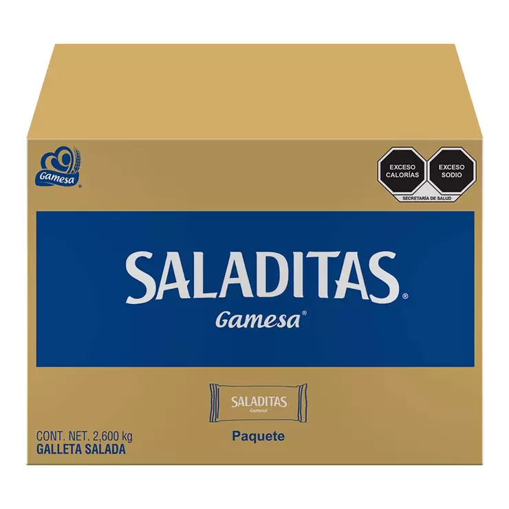 Gamesa Galletas Saladitas 200 pzas de 13g