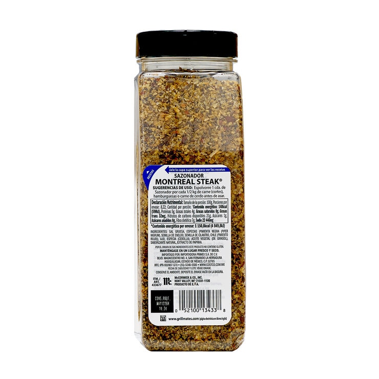 McCormick Sazonador Estilo Montreal para Carne 822 g