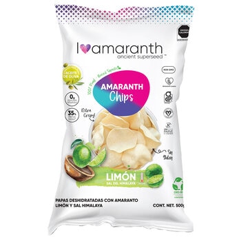 I Amaranth Chips Sabor Limón y Sal 500 g