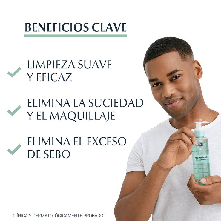 Eucerin DermoPure Gel Limpiador 2 pzas de 400 ml + 75 ml
