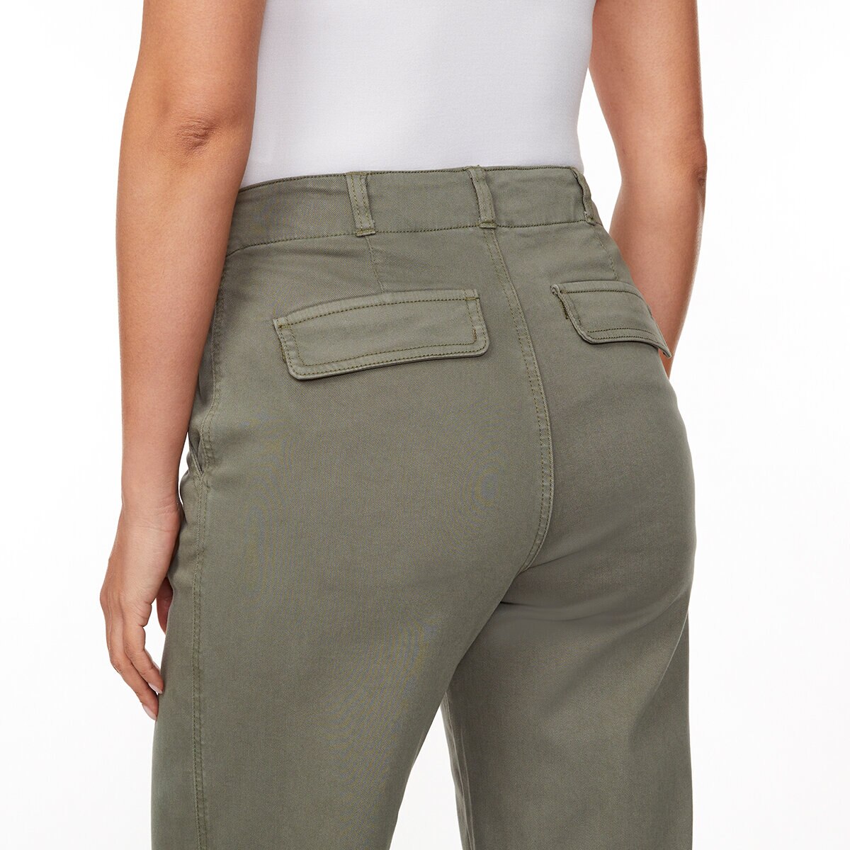 Buffalo David Bitton Pantalones para Dama Verde 12