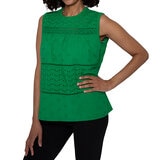 Mario Serrani Italy Blusa para Dama Verde Extra Chica
