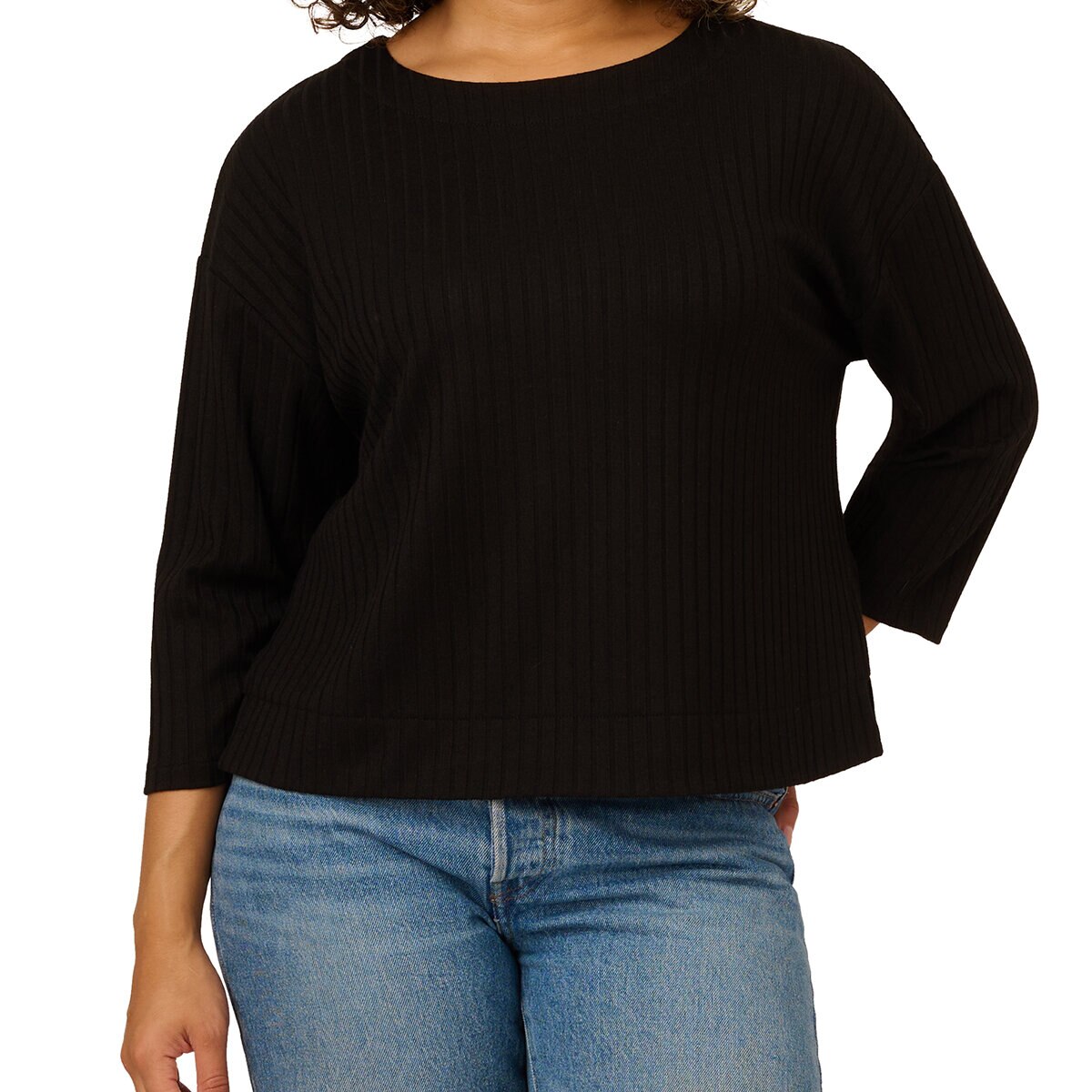 Adrianna Papell Blusa para Dama Negro EE Grande