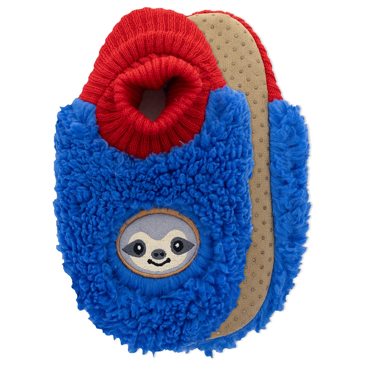 K Bell Pantuflas 2 pares para Niños o Niñas Oso / Perezoso 16.5 - 19 cm