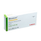 Biconcor 5/6.25 mg 30 Tabletas