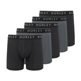 Hurley Bóxer para Caballero 5 piezas Negro Grande