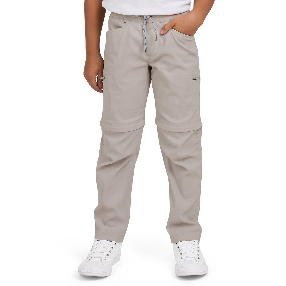 Eddie Bauer Pantalón convertible para Niños y Niñas Gris 14 / 16 Años
