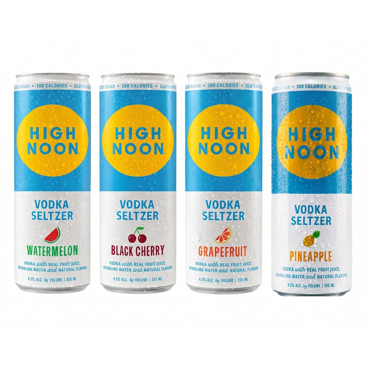 Hard Seltzer High Noon Sin Azúcar 8/355 ml Hard Seltzer High Noon Sin Azúcar 8/355 ml
