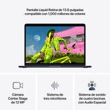 Apple MacBook Air 13" M5 16GB 512GB SSD Medianoche Apple MacBook Air 13" M5 16GB 512GB SSD Medianoche