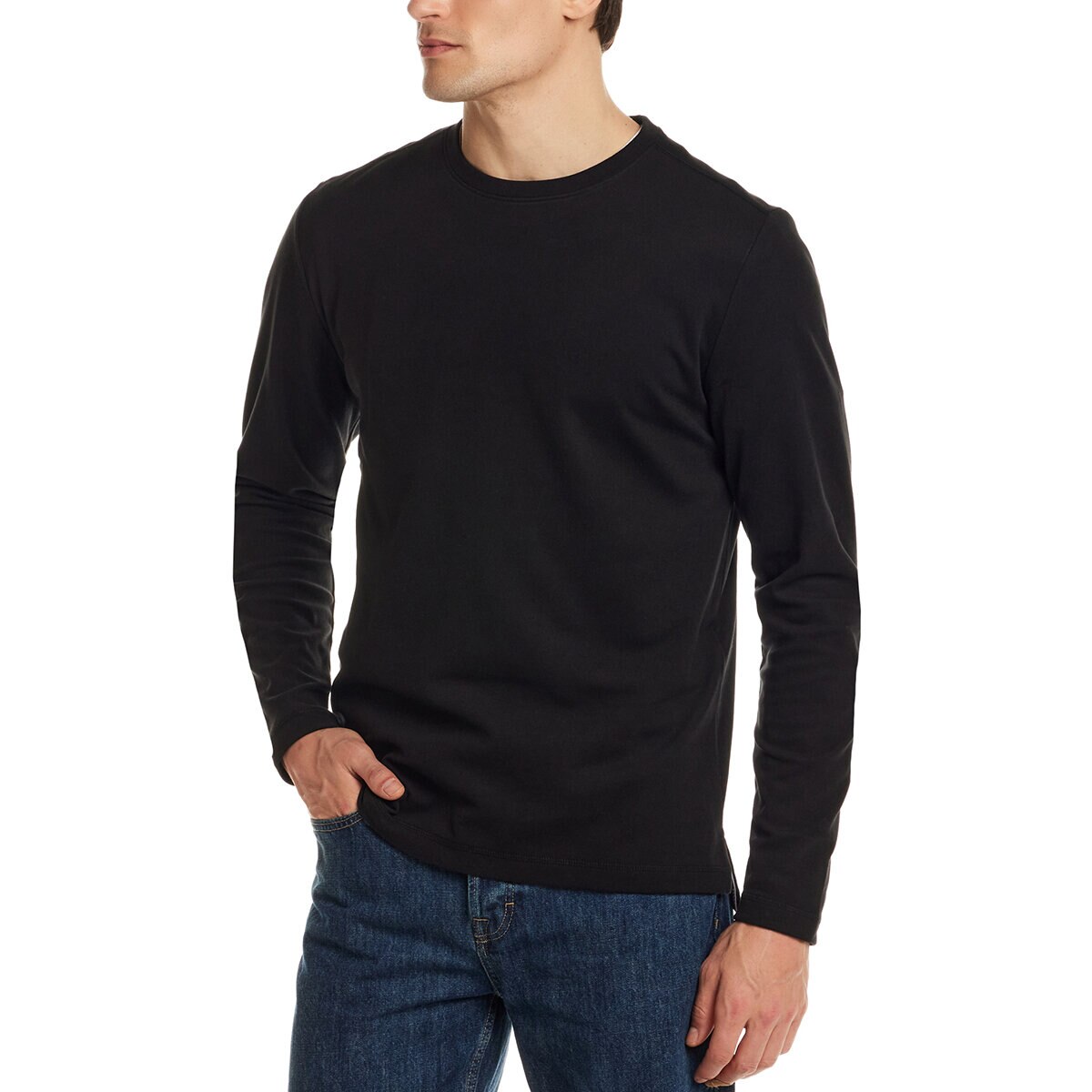 Weatherproof Vintage Playera de manga larga para Caballero Negro Mediana Weatherproof Vintage Playera de manga larga para Caballero Negro Mediana