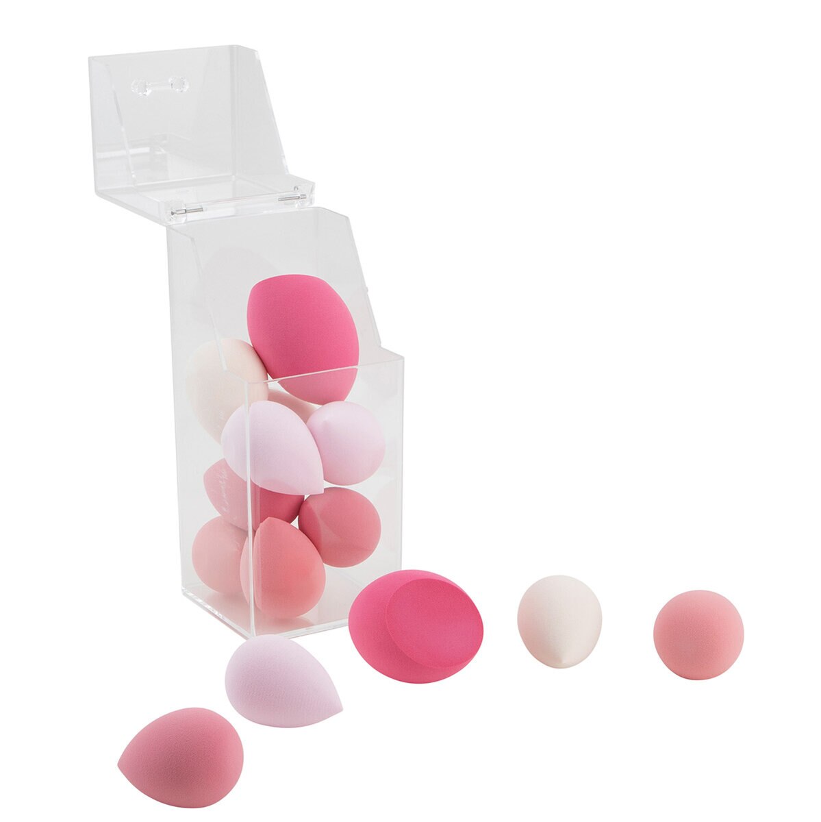 Thinkspace Beauty Set de 14 Esponjas para Maquillaje Color Rosa