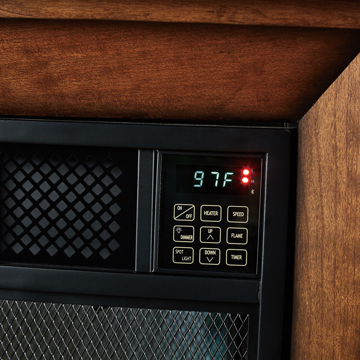 Well Universal, consola / chimenea eléctrica, madera | Costco México