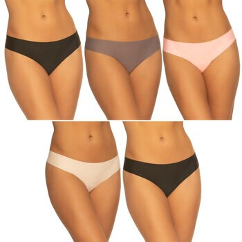 Jezebel Tanga para Dama 5 piezas Varias Tallas y Colores