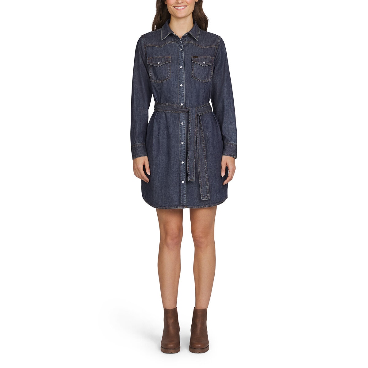 Wrangler Vestido de Mezclilla para Dama azul extra grande