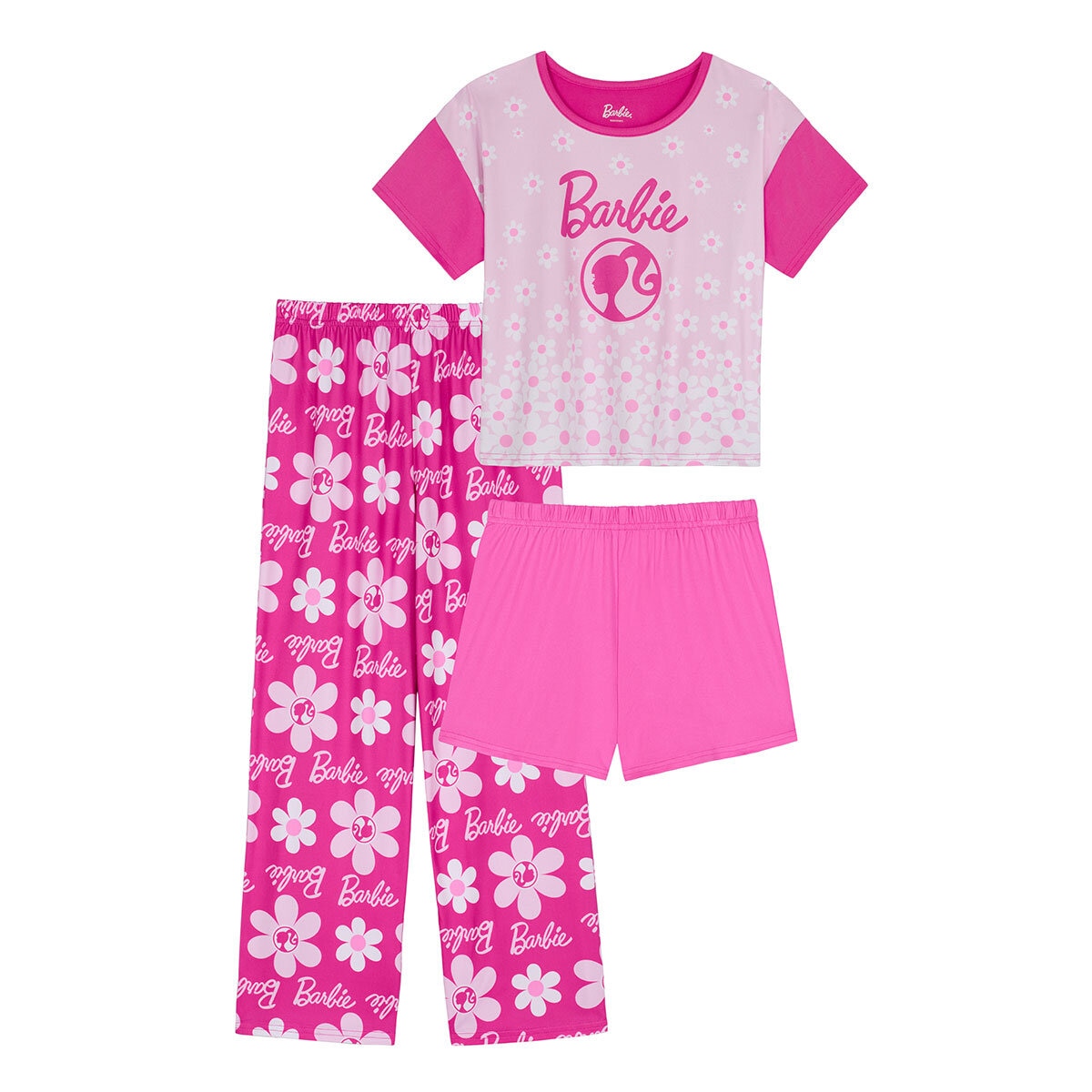 Pijama 3 piezas para Niños y Niñas Barbie 10 / 12 Años