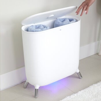 Sharper Image SpaStudio Calentador de toallas + aromaterapia