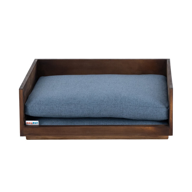 Maypet, Cama de Madera Tamaño Chico para Perro, Varios Colores