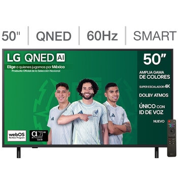 LG Pantalla 50" QNED 4K Smart TV