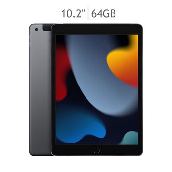 Apple iPad 10.2" Wi-Fi + Celular 64GB Gris Espacial (9ª Generación)