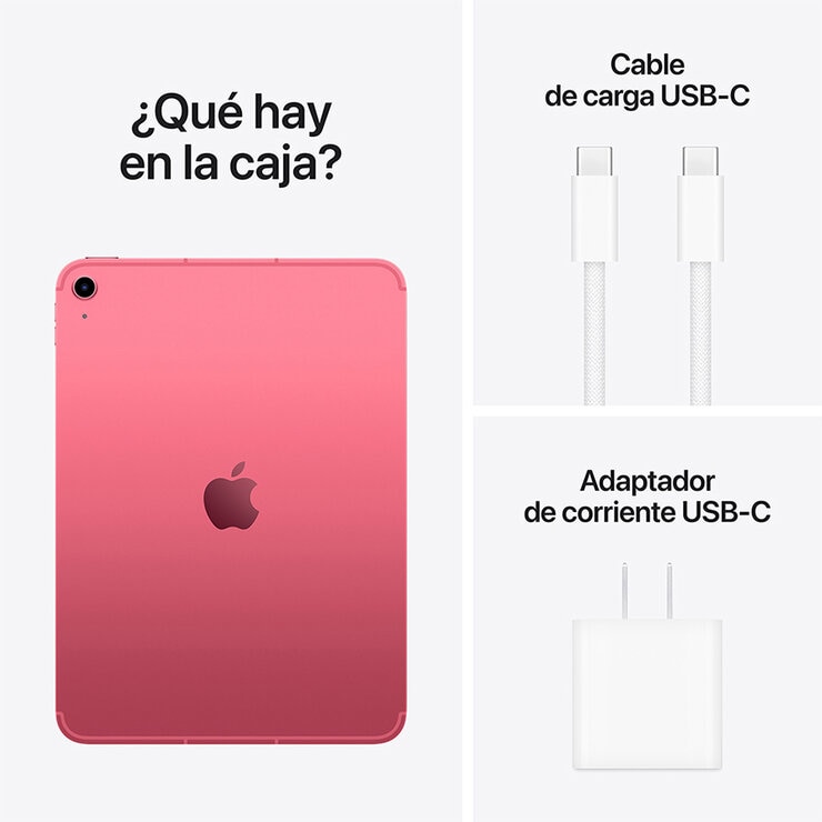 Apple iPad Chip A16 Wi-fi + Cellular 256GB Rosa Apple iPad Chip A16 Wi-fi + Cellular 256GB Rosa
