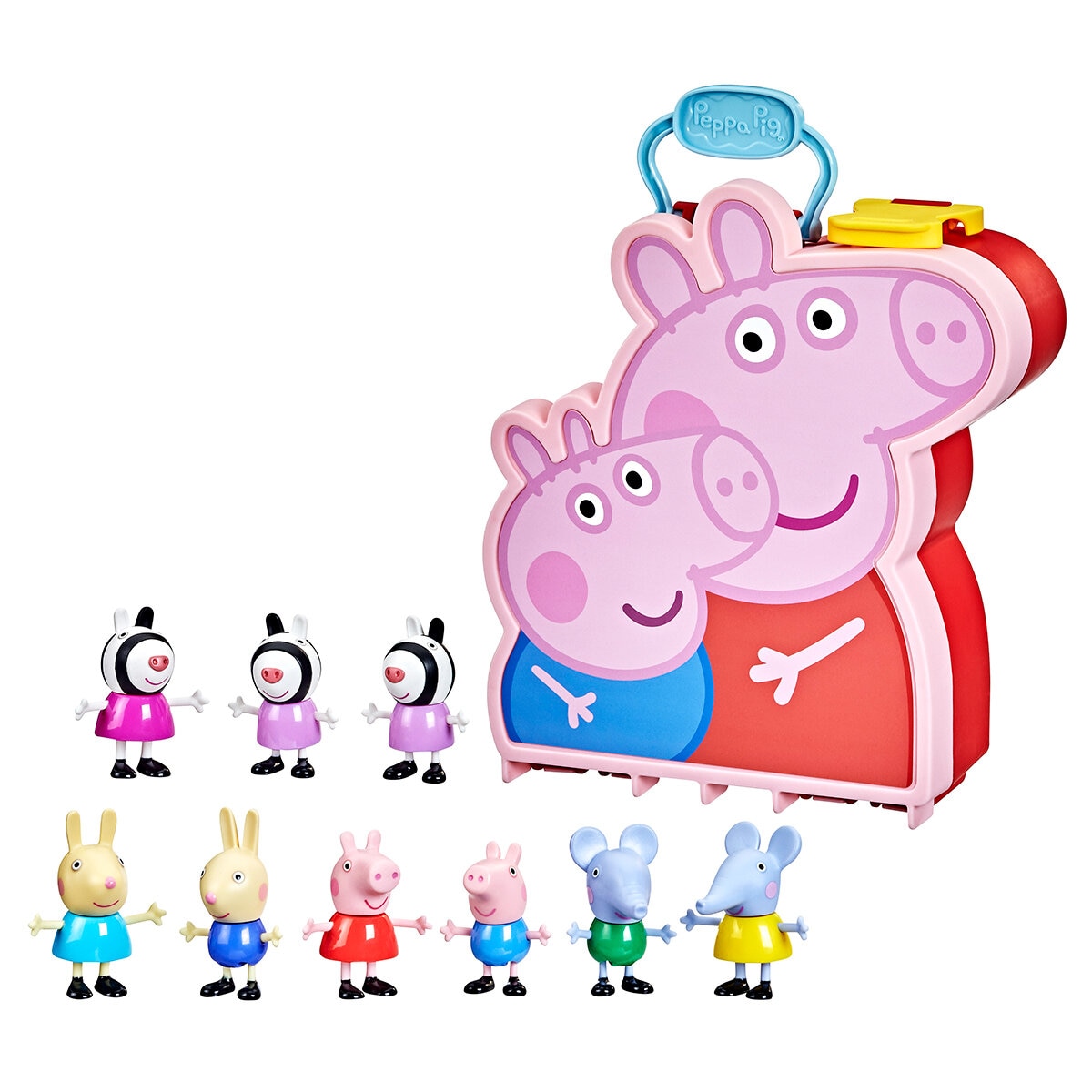 Peppa Pig Estuche para llevar con 9 Figuras