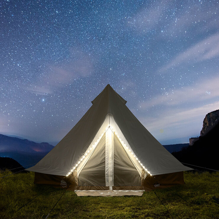 Core Tienda de Campaña tipo Glamping para 6 Personas