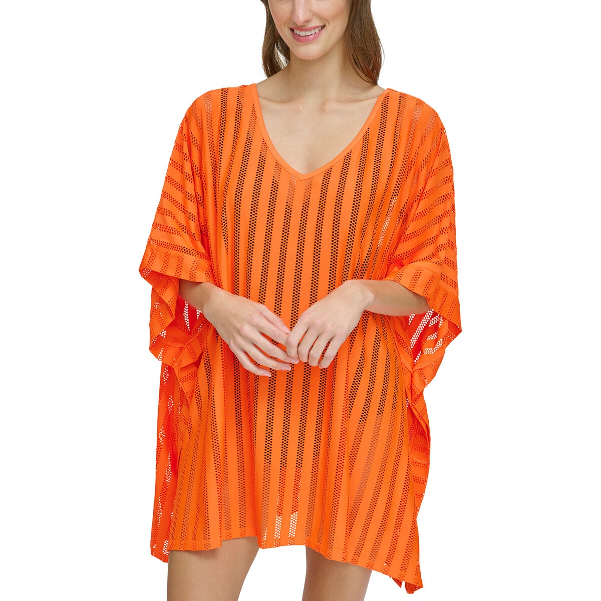 DKNY Blusón de Playa para Dama Naranja