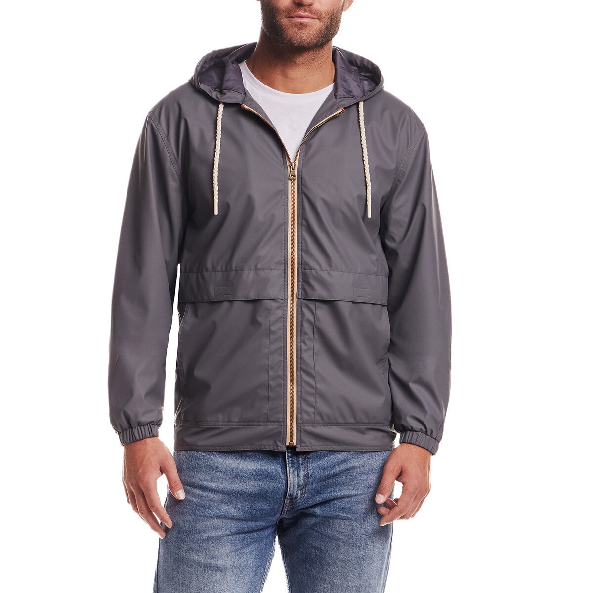 Weatherproof Vintage Chamarra para Caballero Gris Extra Grande
