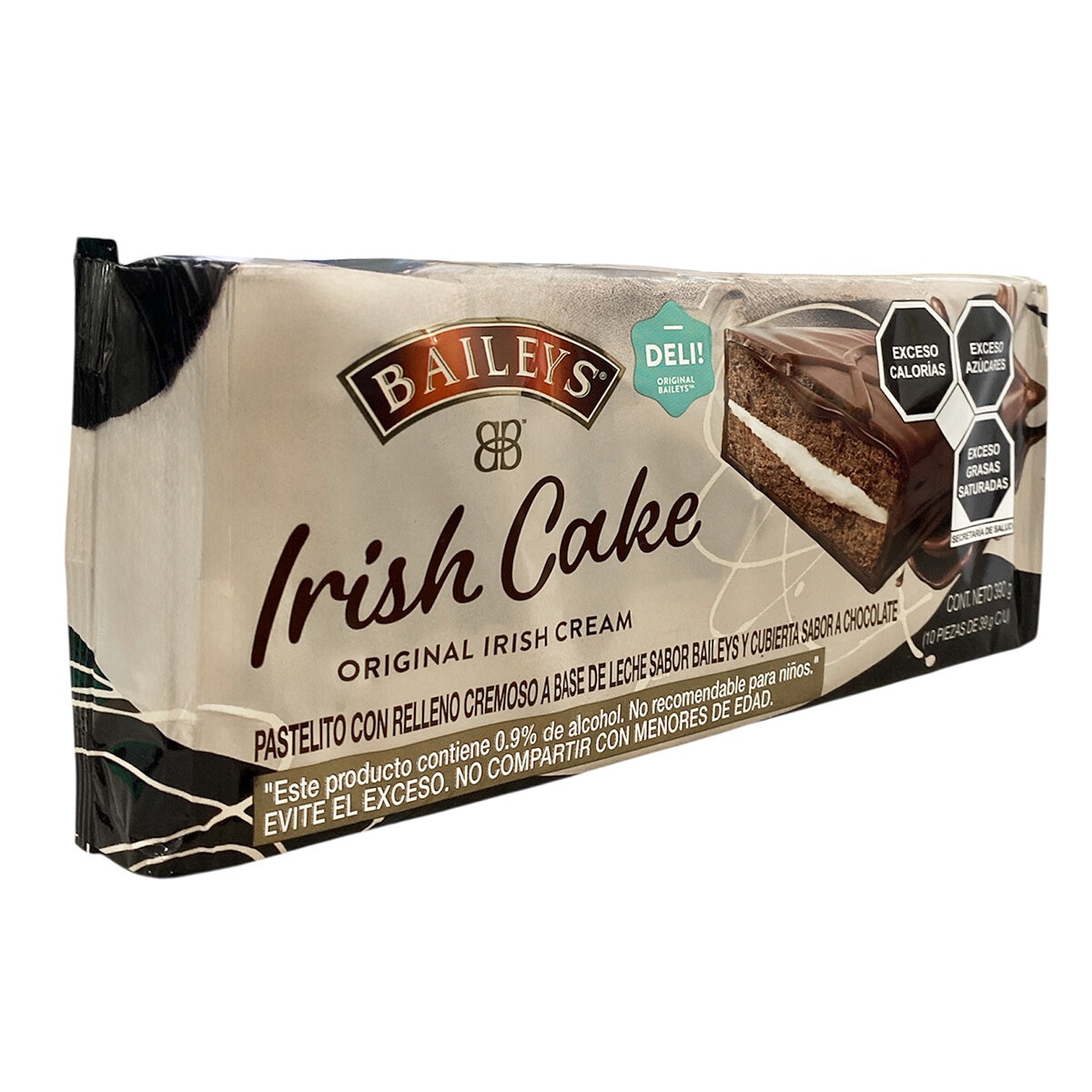 Bailey's Pastelito Irlandés 10 pzs de 39 g